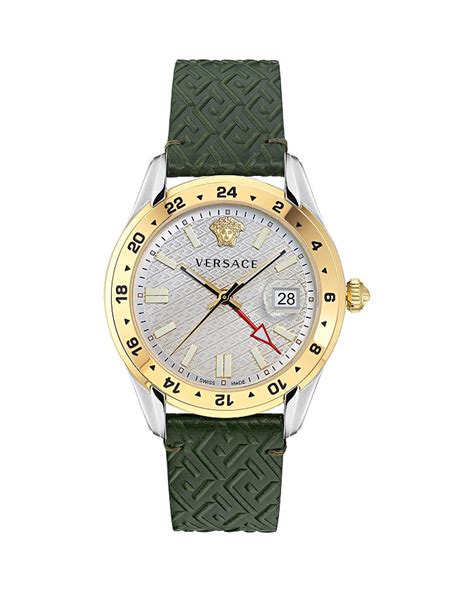 mens versace watch mens bloomingdale's|Versace greca time gmt.